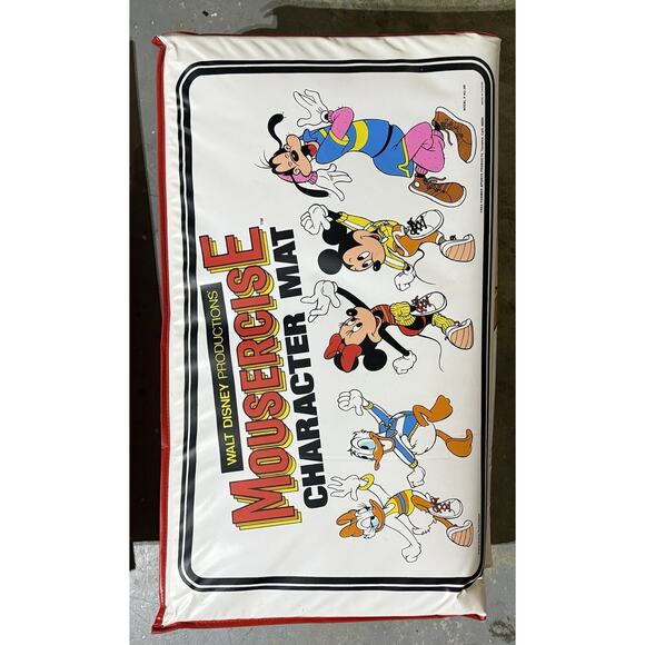 Lot Of 2 RARE Vintage Disney Mickey & Minnie Mouse Mousercise Mat EUC Playroom - Picture 6 of 13